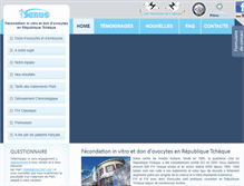 Tablet Screenshot of donsdovocytes.com